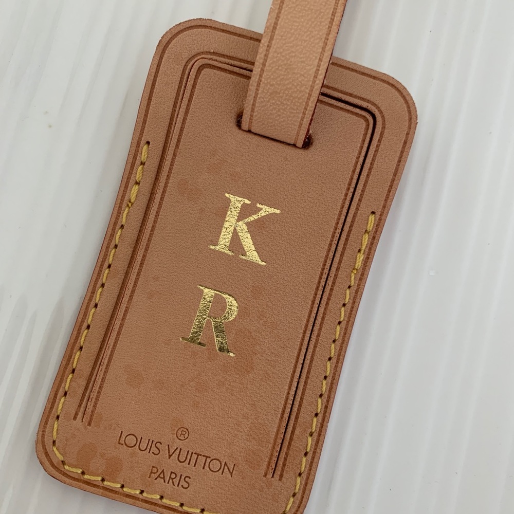 Authentic Louis Vuitton Luggage Tag